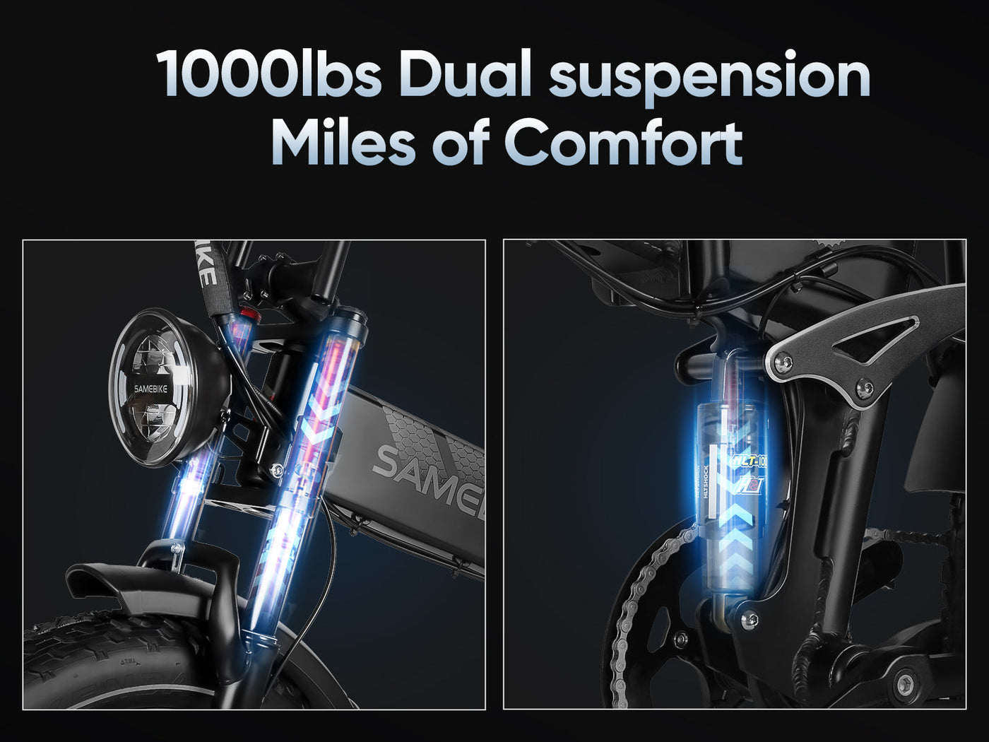 samebike dual suspension