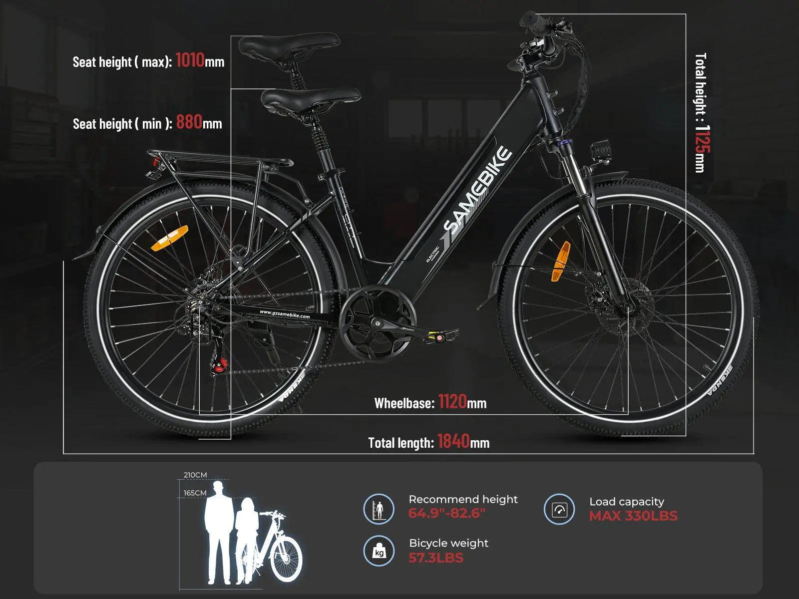 RS-A01 Pro Urban Electric Bicycle