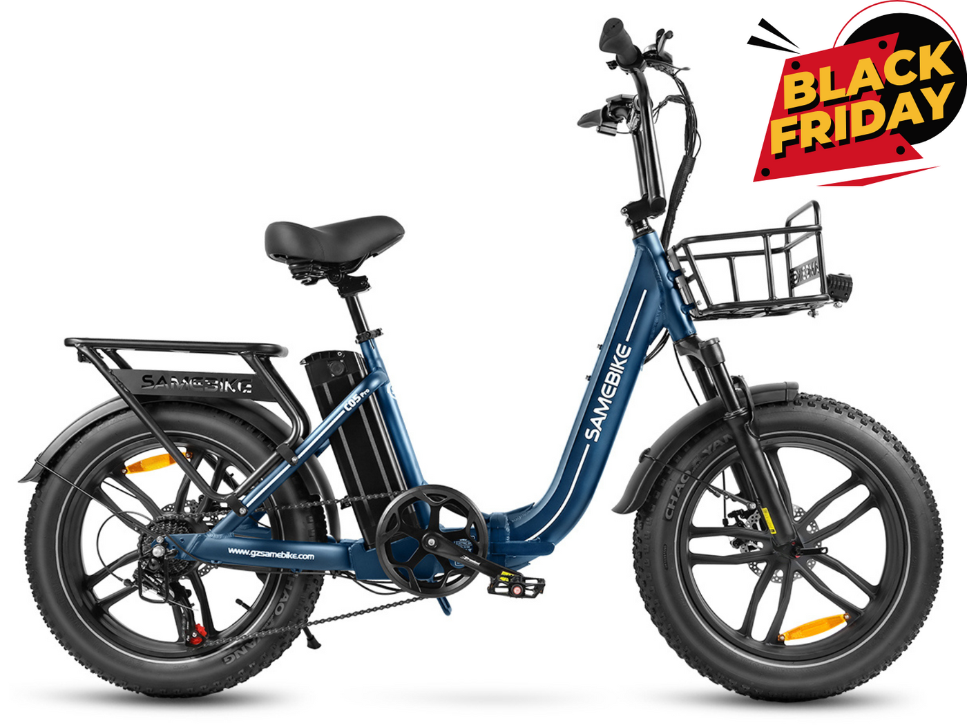 C05 Pro Step-through Foldable Fat Tire Ebike