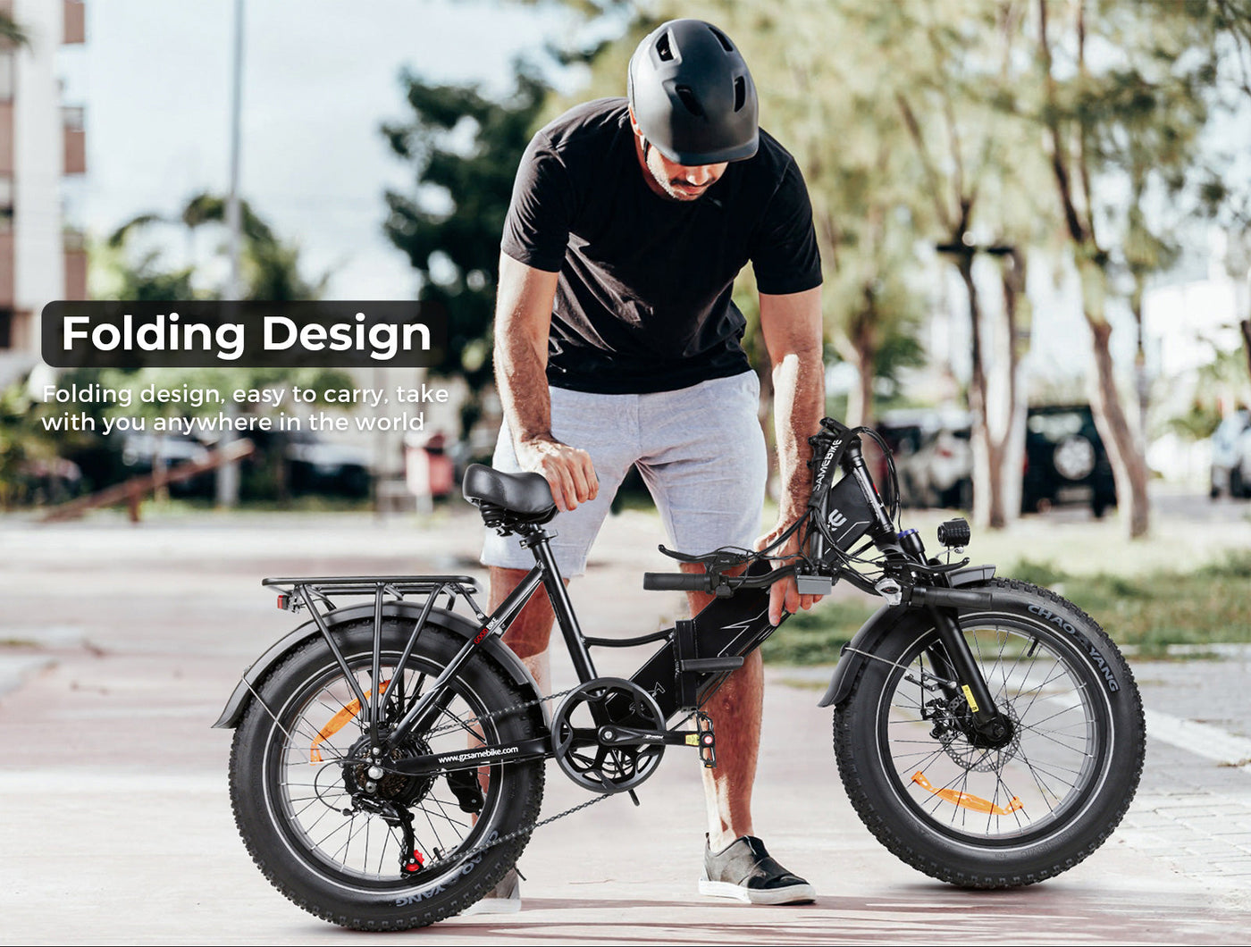 LOTDM200-II 750W Step-through Folding Bike