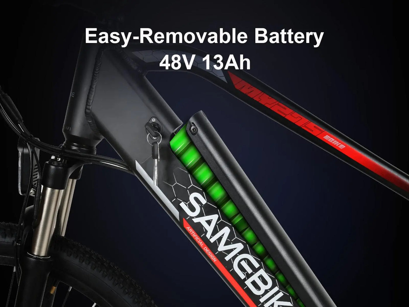 samebike Long-Lasting Battery